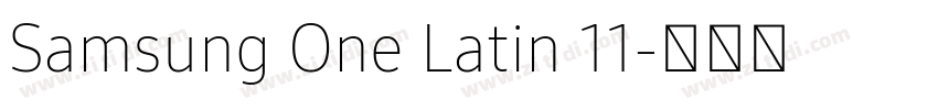 Samsung One Latin 11字体转换